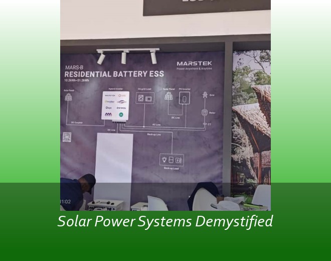 Solar Power Systems Demystified